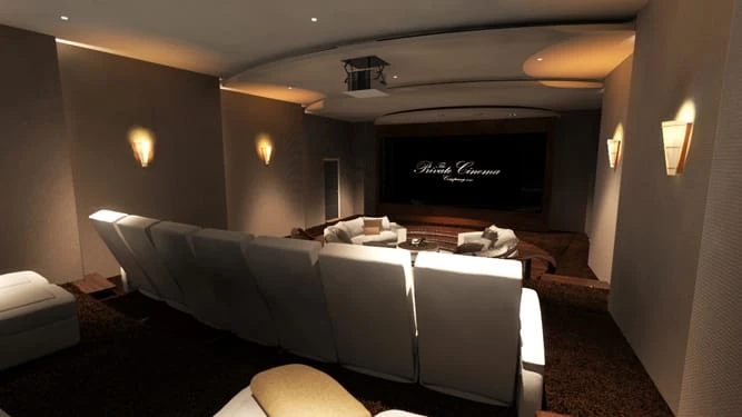Statement Cinema Interior | PAX Home Cinemas Dubai